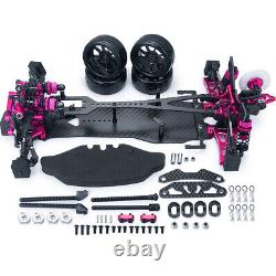 Alloy CF upgraded car frame 1/10 Belt version Drift Car Frame Kit For Sakura D5S