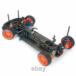Alloy & Carbon Fiber 1/10 4WD Drift RC Racing Car Frame Body Kit Belt Drive