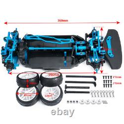Alloy Carbon Fiber Shaft Drive 1/10 RC Touring Car Chassis Frame Body For TT02