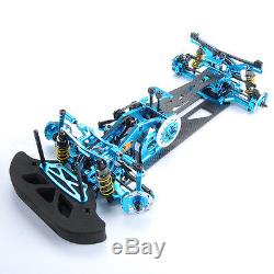 Alloy&Carbon Frame Chassis Body G4 Kit RC 110 Car Drift Racing Model Car 4WD
