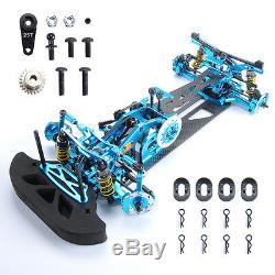 Alloy&Carbon Frame Kit G4 Chassis F 110 HSP HPI RC 4WD on Road Racing Car Body