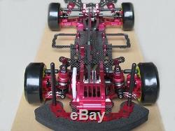 Alloy & Carbon RC 1/10 4WD Drift Racing Car Frame Body Kit for SAKURA D3 CS 3R