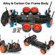 Alloy & Carbon Touring Car Frame Body For Rc 1/10 Drift Racing Car Belt Drive