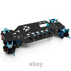 Alloy Carbon Touring Car Frame Kit For TAMIYA TT01 TT01E Shaft Drive Rc 1/10 4WD