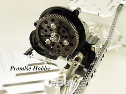 Alloy metal chassis kit for 110 1/10 Axial SCX10 rc crawlers cars