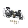 Aluminum Alloy Assembled Rc Chassis Frame Set For 1/28 Wltoys K969 Rc Car