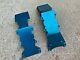Aluminum S-link Front And Rear Skid Plates For Traxxas Emaxx Tmaxx 2.5/3.3 Blue