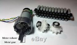 Arduino Tank chassis Metal Robot non-skid rubber belt track RC car vehicle