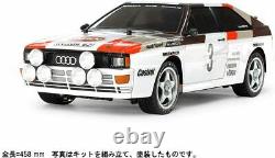 Audi Tamiya 1/10 electric RC Car Series No. 667 Quattro rally A2 TT-02 chassis