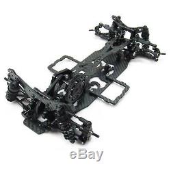 Black 1/10 Alloy & Carbon SAKURA D4 RWD Drift Car Frame Body Kit #KIT-D4RWD