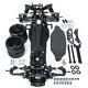 Black Alloy&carbon Chassis Sakura D5s Frame Kit Remodel 1/10 Rwd Drift Car