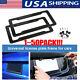 Black Car Carbon Look License Plate Frame Cover Front & Rear Universal