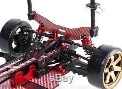 Blaze Dfr 1/10 On Road Drift Car 4wd Full Color Carbon Fiber Rz4 Rolling Chassis