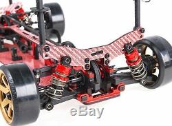Blaze Dfr 1/10 On Road Drift Car 4wd Full Color Carbon Fiber Rz4 Rolling Chassis