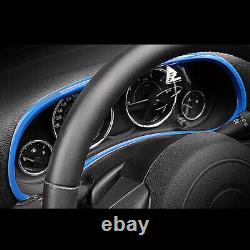Blue ABS Car Dashboard Decoration Frame Cover Trim For Jeep Wrangler JK 2011-17