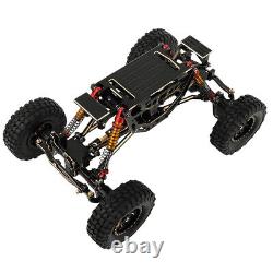 Brass Car Chasiss Frame kit with Axles Wheels For 1/24 RC Crawler AX24 Upgraded