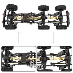 Brass Metal 6x6 RC Car Chassis Frame with Axles Gearbox DIY for TRX4M 1/18 RC Car