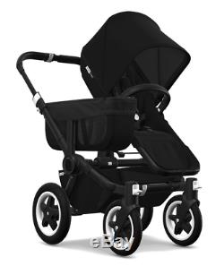 Bugaboo Donkey 2 Mono Stroller on Black Chassis, Birth to 17kg, Car seat ready