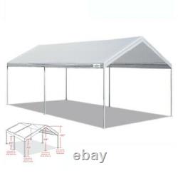 CANOPY CARPORT 10' X 20' Heavy Duty Portable Garage Tent Car Shelter Steel Frame