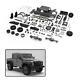Capo Metal Chassis 1/18 Rc Crawler Car Model Kit 2speed Gearbox Differential
