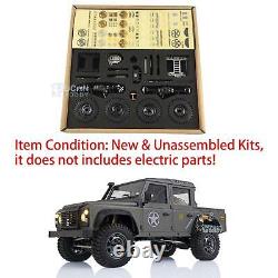 CAPO Metal Chassis RC Crawler Car KIT 1/18 Model 2Speed Gearbox Differential DIY
