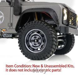 CAPO Metal Chassis RC Crawler Car KIT 1/18 Model 2Speed Gearbox Differential DIY