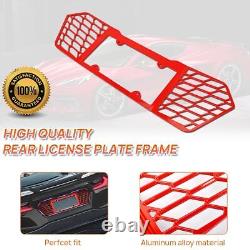 CNC Aluminum Rear License Plate Holder Frame For Car For Corvette C8 2020-2023