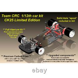 CRC 3220 1/12 CK25 Premium Carbon Fiber Chassis / Bottom Plate Lmtd Edtn Car Kit