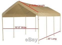 Canopy Garage Top Frame Portable Parking Carport Car Shelter 10 x 20 Big Tent