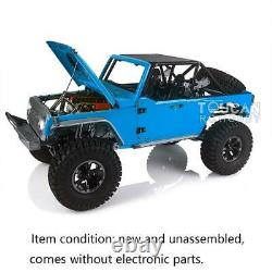 Capo 1/8 JKMAX Racing Metal Chassis RC Crawler Car KIT Blue Painting Unassembled
