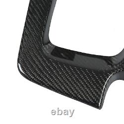 Car Center Console Shift Panel Cover Real Carbon Fiber Frame For GTR R34 RHD