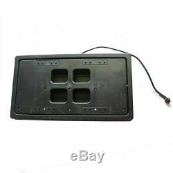 Car Front & Rear Foldable Electric License Plate Plate Frame+Remote USA Standard