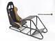 Car Gaming Racing Simulator Frame Chair Bucket Seat Pc Ps3 Ps4 Xbox Black/beige