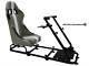 Car Gaming Racing Simulator Frame Chair Bucket Seat Pc Ps3 Ps4 Xbox Grey/white