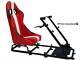 Car Gaming Racing Simulator Frame Chair Bucket Seat Pc Ps3 Ps4 Xbox Red/white