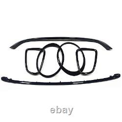 Car Headlight Eyelid Frame Kit Grille Trim For MINI COOPER R55/R56/R57 JCW Style