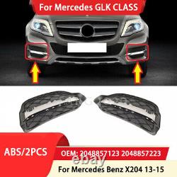 Car Lamp Fog Light Cover Frame Trim Grill For Mercedes-Benz GLK Class X204 13-15