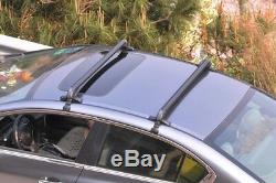 Car Top Luggage Roof Rack Cross Bar Carrier Adjustable Window Frame Universal
