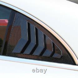 Carbon Car Window Louver Shutter Frame Cover Trim For Mercedes Benz CLA 2020-up