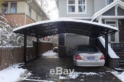 Carport, canopy, car shelter, garage with aluminum alloy frame and PC sheet