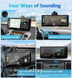 Carpuride 10.3In Portable Smart Car Stereo Wireless Apple Carplay & Android Auto