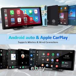 Carpuride 10.3'' Apple CarPlay Android Auto Portable Car Stereo Car Radio FM AUX