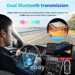 Carpuride 10.3 Car Stereo Bluetooth Apple CarPlay Android Auto Touch Screen AUX