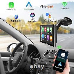 Carpuride 7In HD Touch Screen Car Stereo Wireless Apple CarPlay & Android Auto