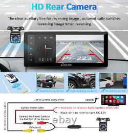 Carpuride NEW 10.3In Portable Car Stereo Wireless Apple Carplay & Android Auto