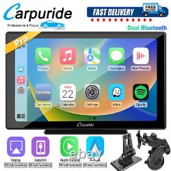 Carpuride NEW Dual Bluetooth Car Stereo Wireless Apple Carplay Android Auto USA