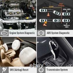 Check Engine OBD2 Scanner Transmission ABS SRS Code Reader Diagnostic Scan Tool