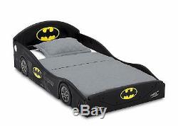 Childs Bed Frame Kids Bedroom Furniture Boys Batmobile Car W Attached Guardians