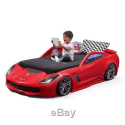 Corvette Car Bedroom Set For Kid Toddler Boy Children Toy Twin Size Bed Frame