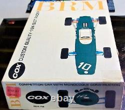 Cox Vintage 1/24 1/25 New Brm F-1 Green Slot Car Kit Chassis & Box Revell Amt Kb
